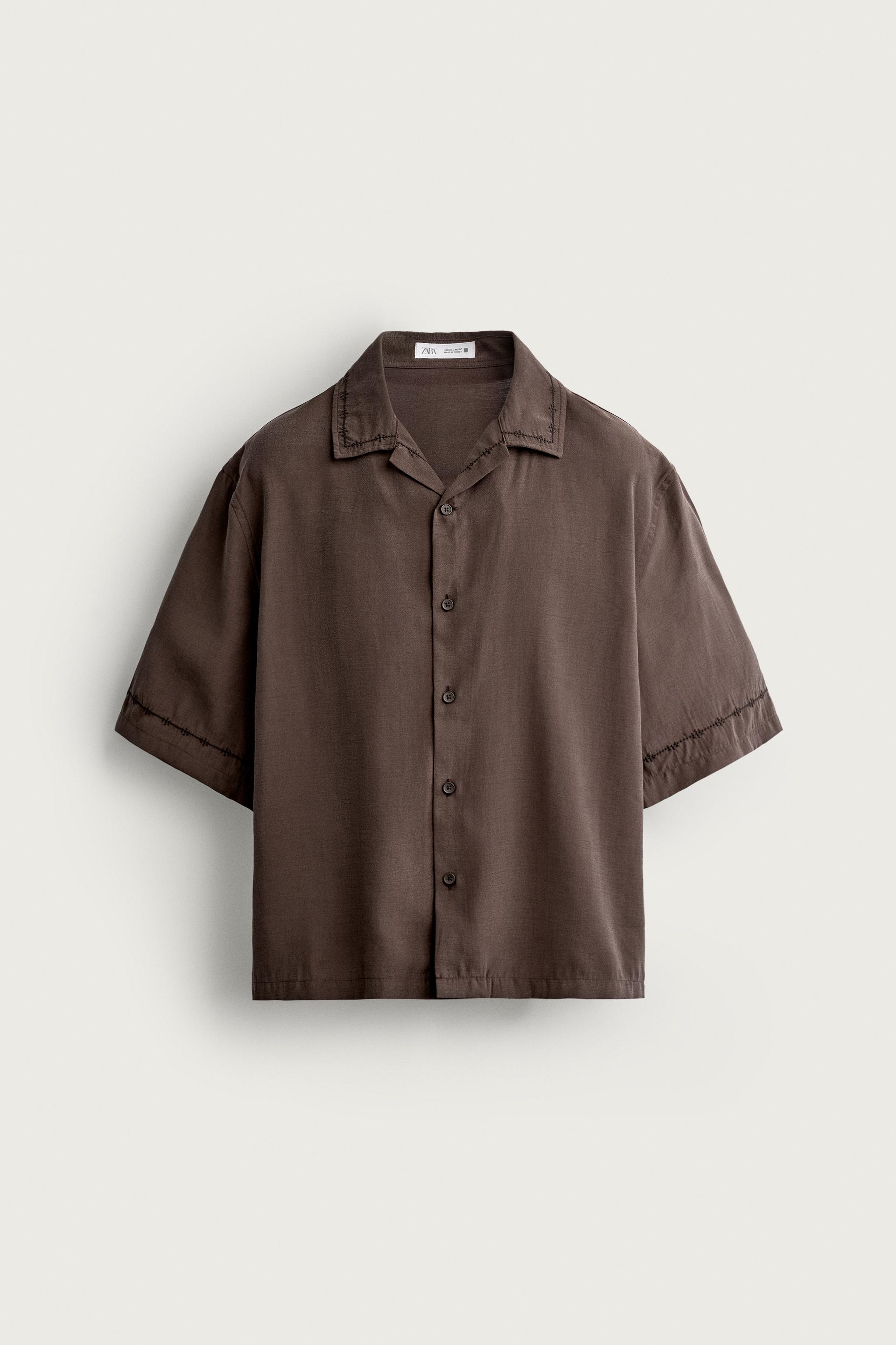 EMBROIDERED RELAXED-FIT SHIRT