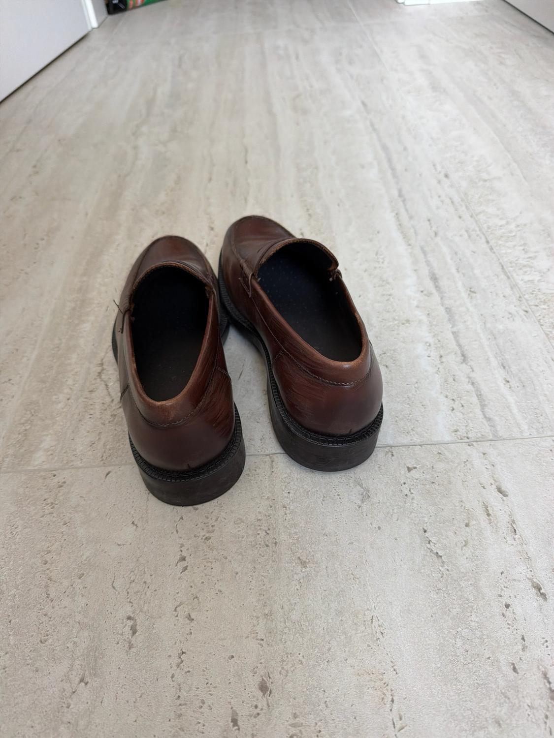 LEATHER PENNY STRAP LOAFERS - Image 3