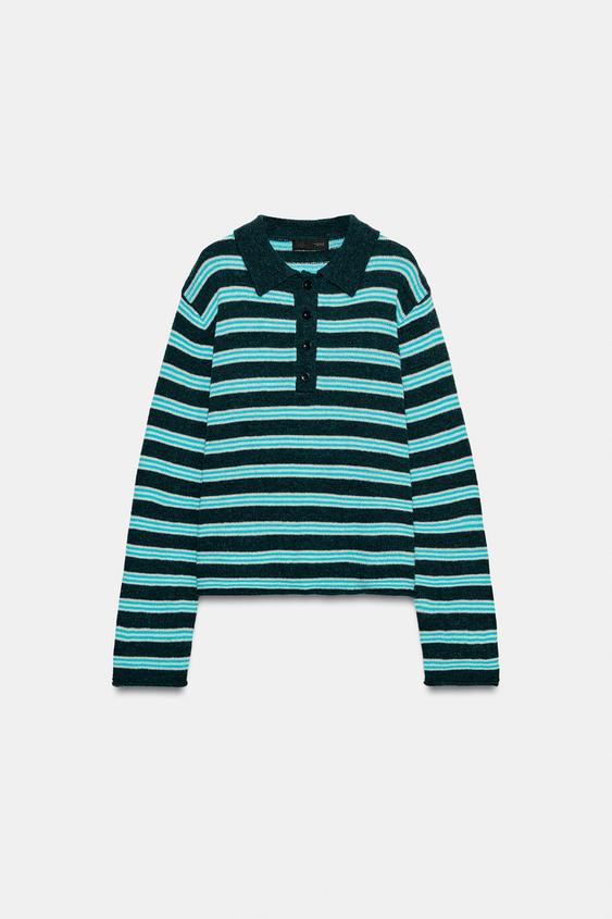 JERSEY PUNTO RAYAS - Multicolor de Zara - Imagen 0