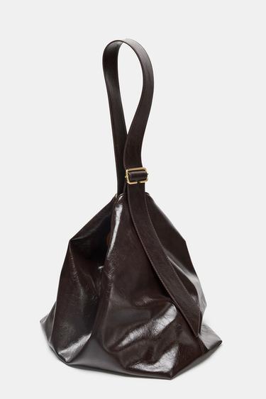 MAXI SHOPPER BAG - Brown by Zara - Image 4