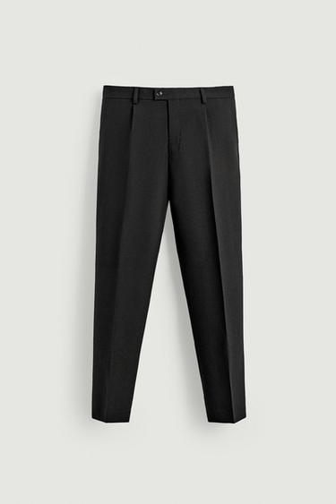 Zara Siyah - %100 YÜN TAKIM PANTOLONU