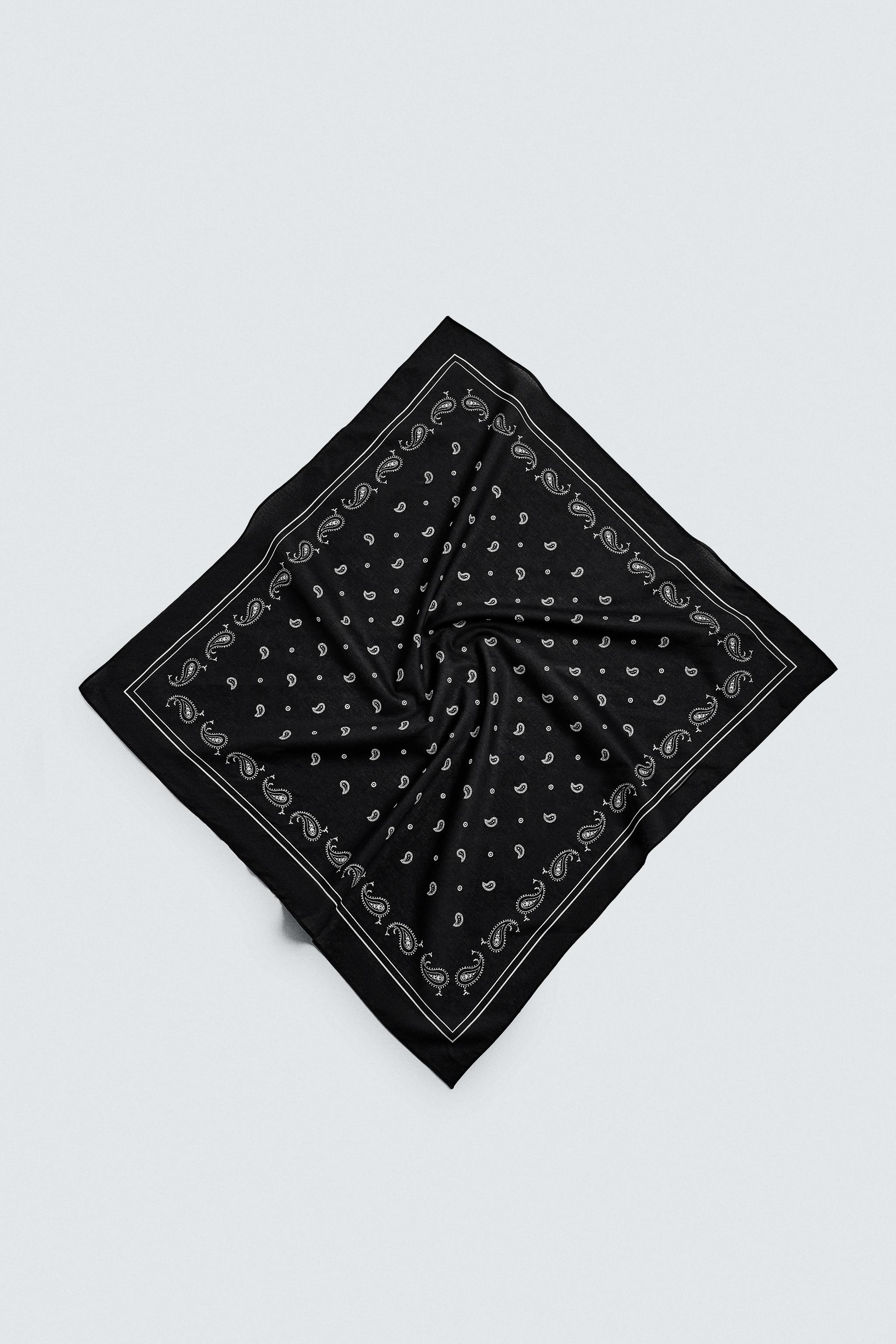 PAISLEY PRINT BANDANNA - Bluish | ZARA South Africa