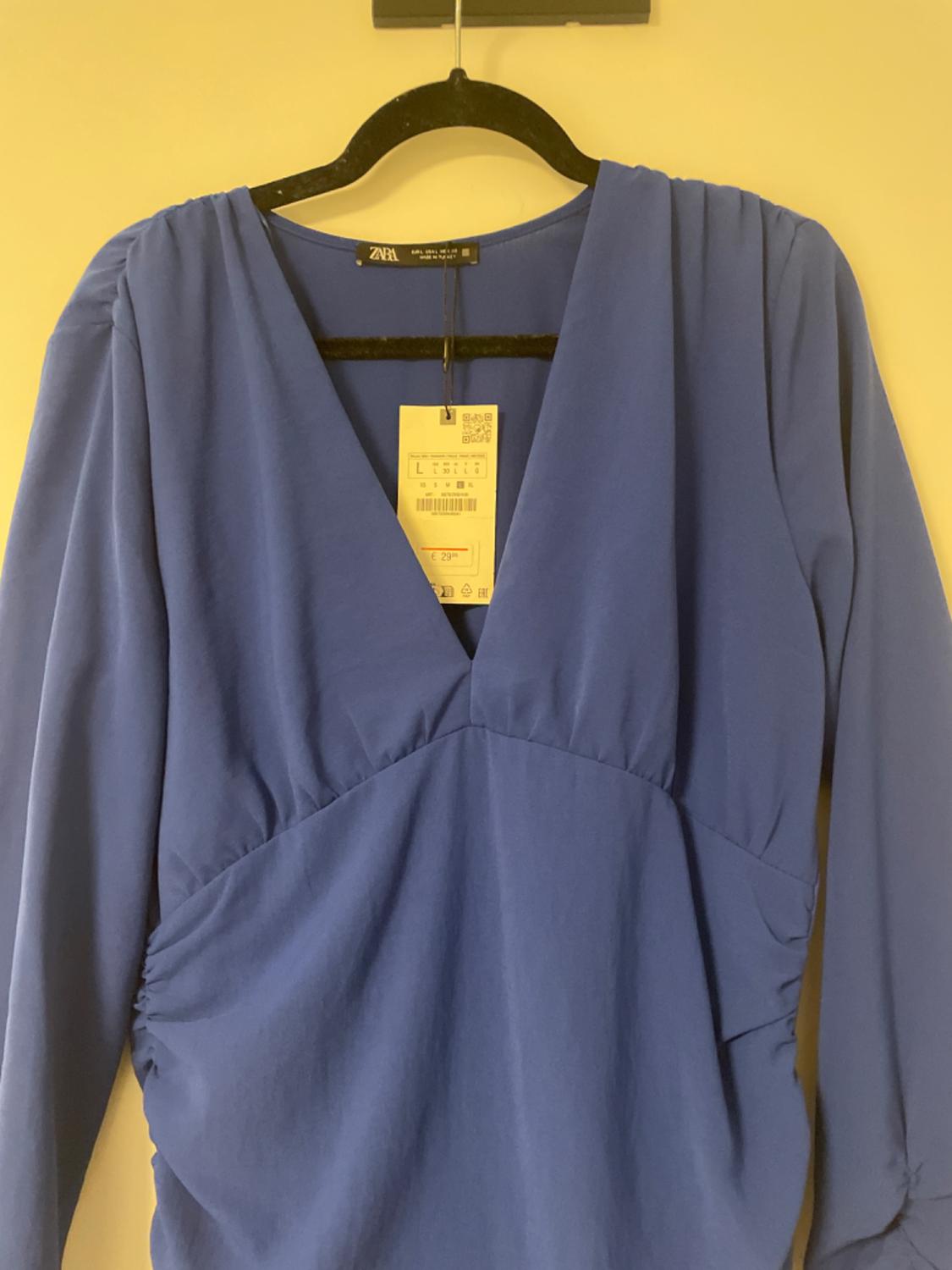 DRAPED MINI DRESS - Image 2