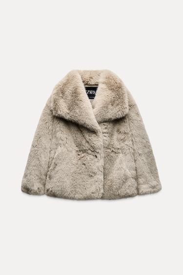 ZW COLLECTION KRTK KABT S EFEKTEM CHLUPU - Tmavoed od Zara
