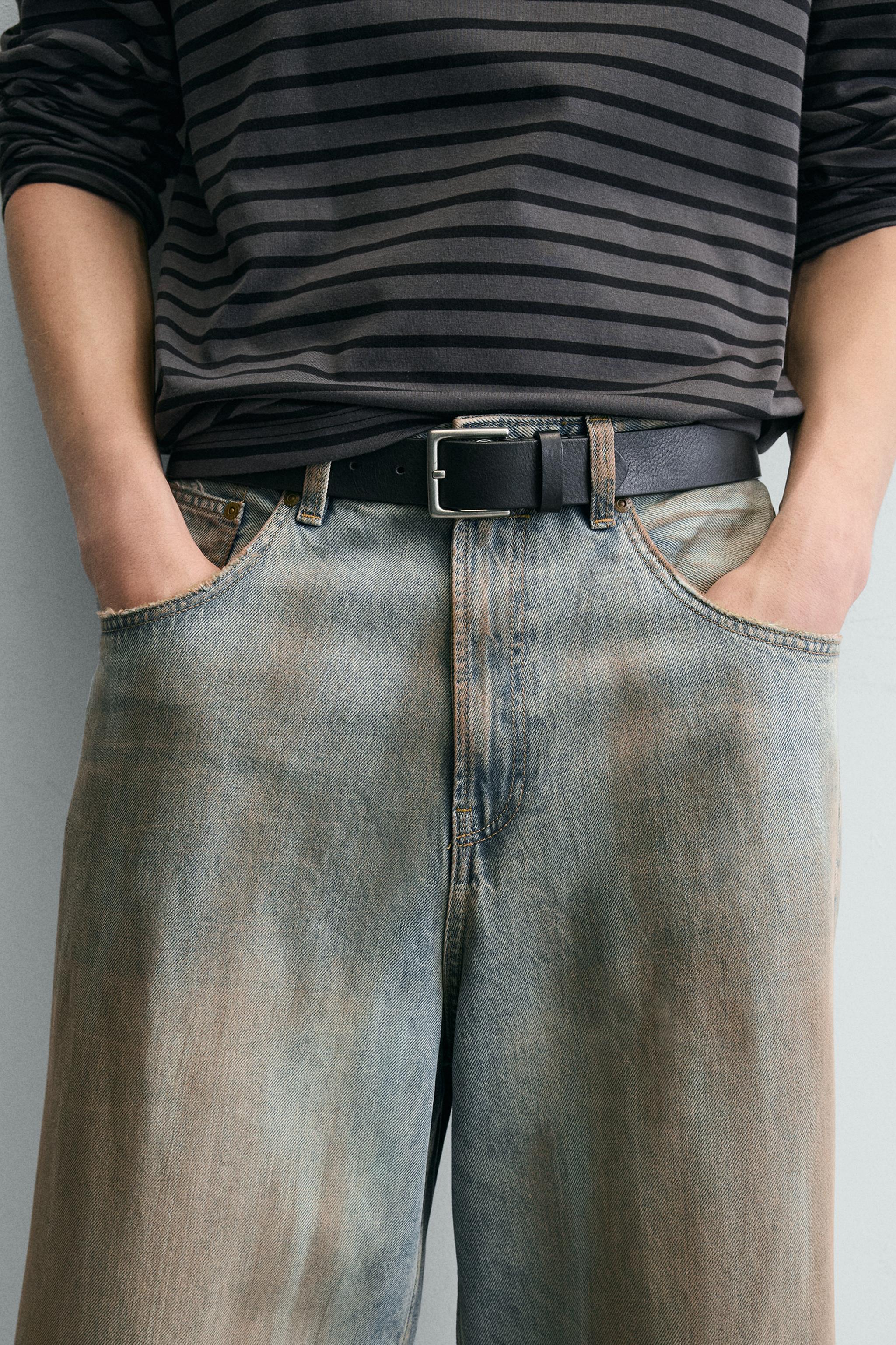 VINTAGE WASH BAGGY FIT JEANS