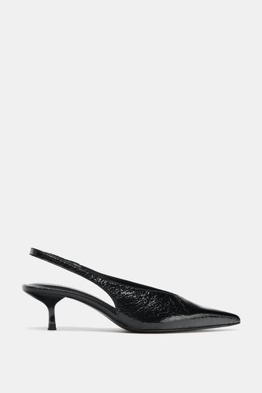 Zara SLINGBACK HEELS - Black