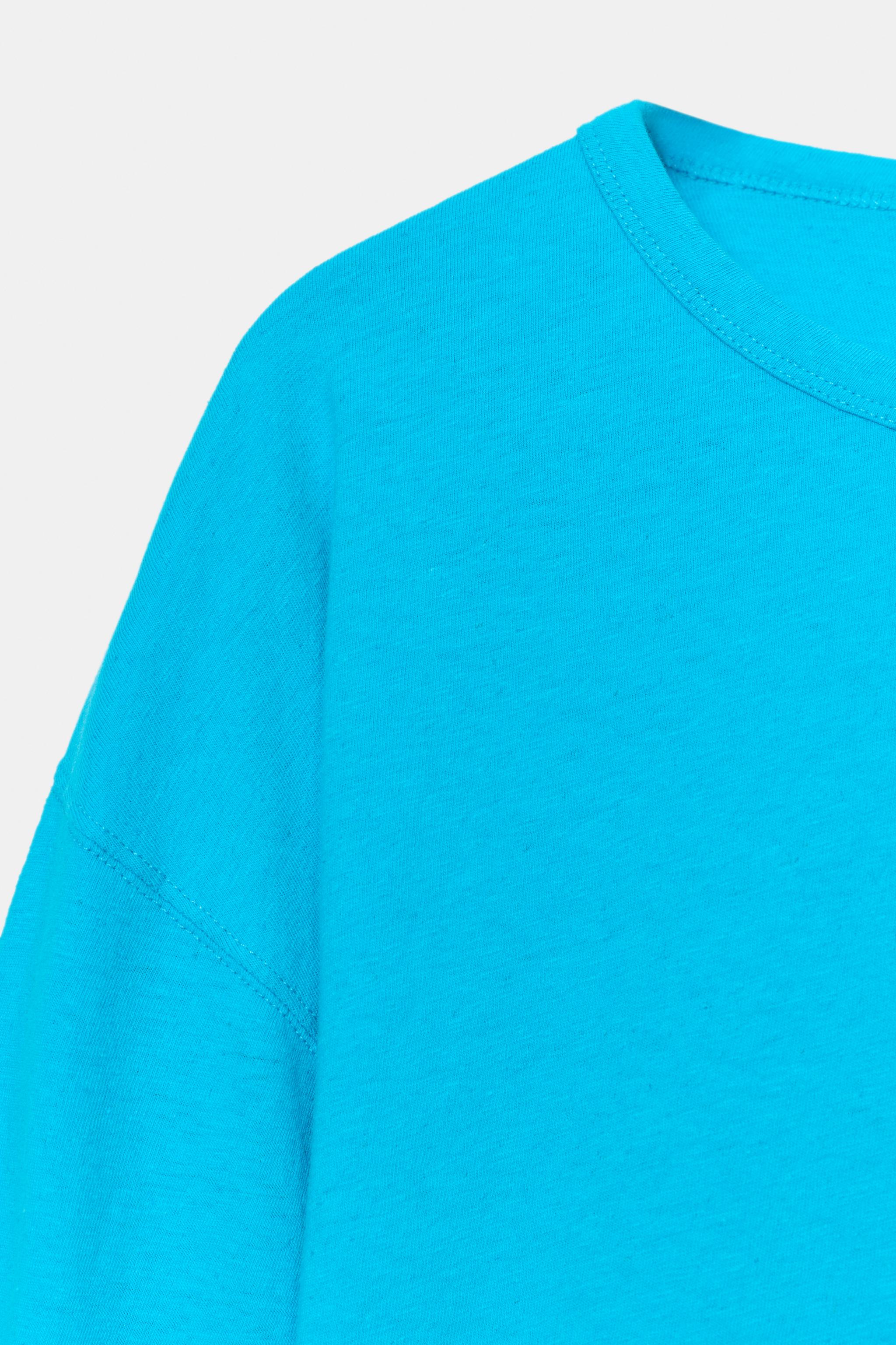 COTTON AND LINEN T-SHIRT