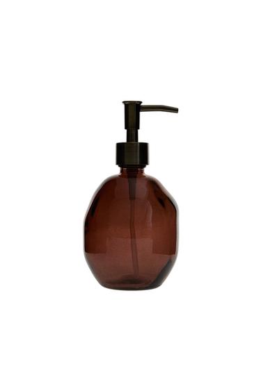 PINK GLASS SOAP DISPENSER - Pink by Zara