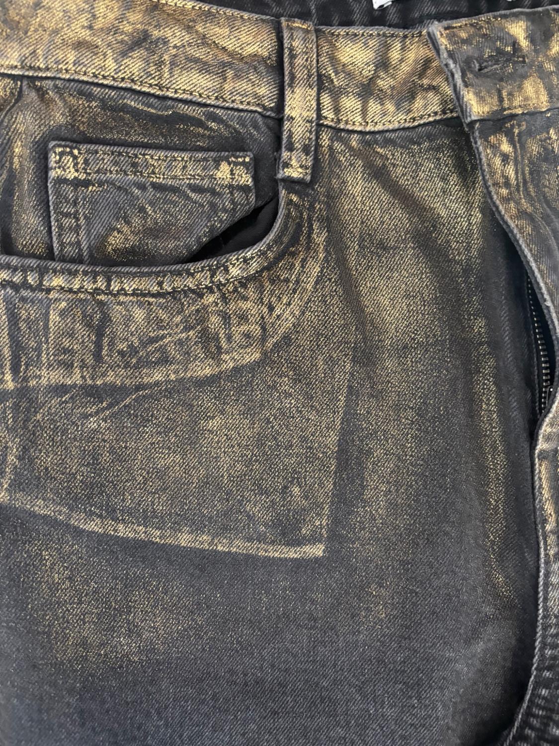 Z1975 STRAIGHT HIGH-WAIST FOIL JEANS - Image 3
