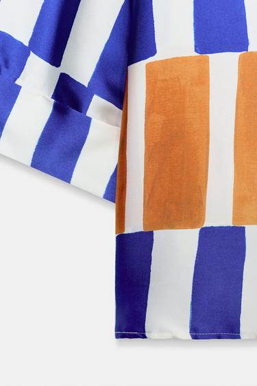 OVERSIZE STRIPED SHIRT - Multicoloured by Zara - Image 8