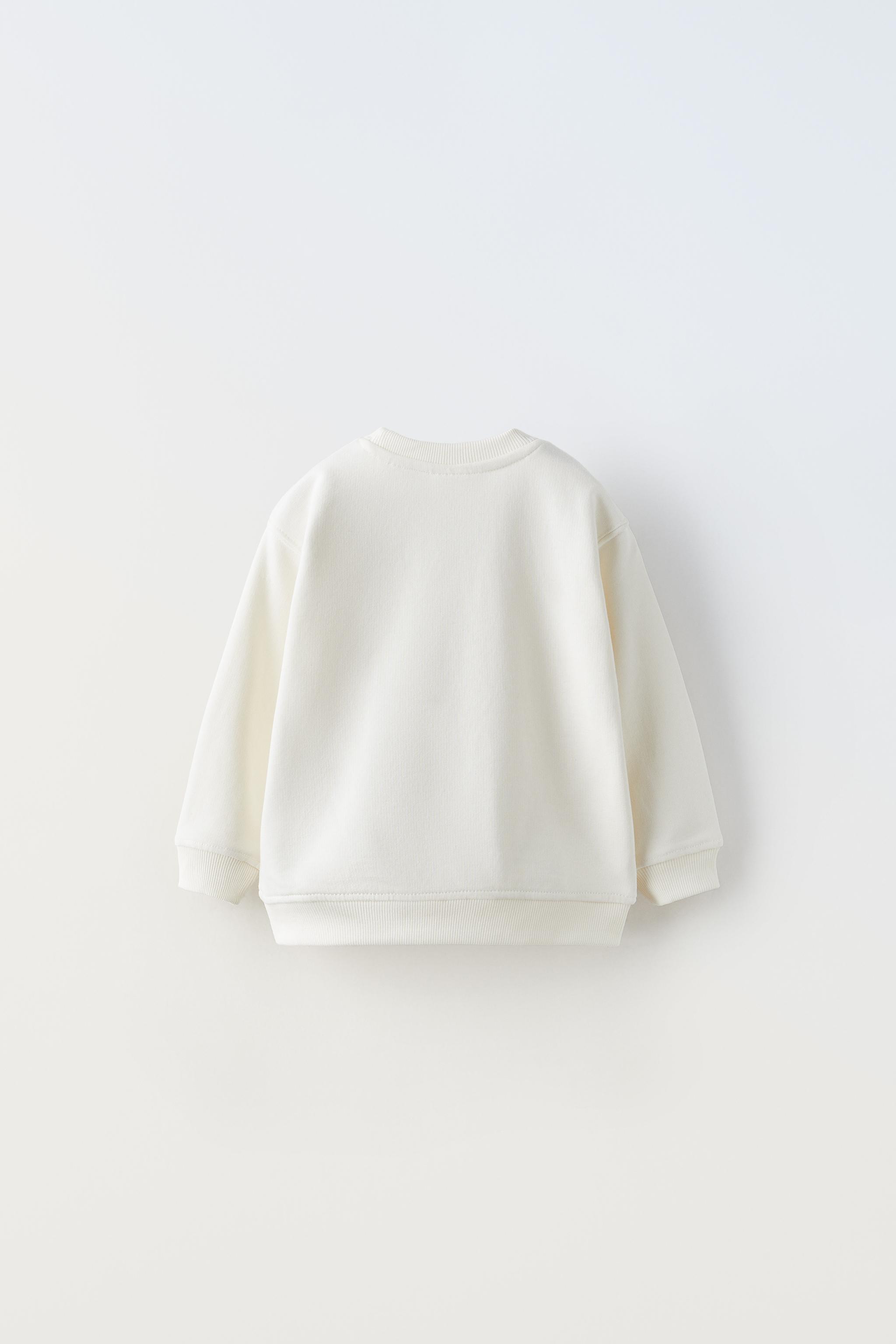 Zara clearance slogan jumper