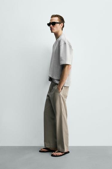 SWEAT COL ROND COUPE AMPLE - Gris chiné de Zara - Image 3