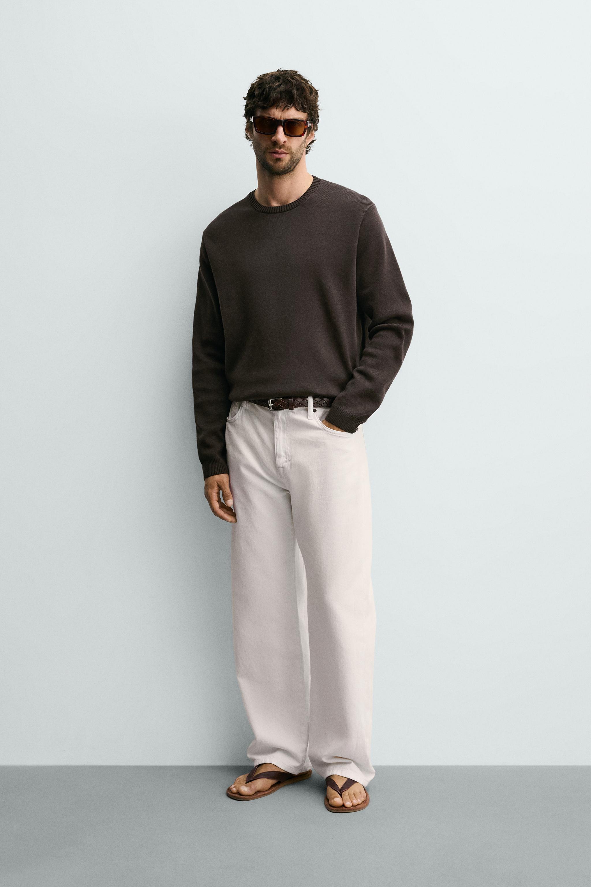 TEXTURED COTTON JUMPER