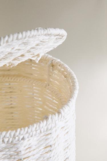 BATHROOM BIN WITH REMOVABLE LID - White by Zara - Image 2