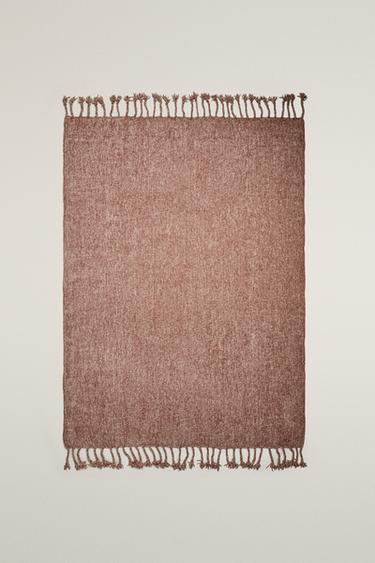 CHUNKY CHENILLE THROW - Pale pink by Zara - Image 0