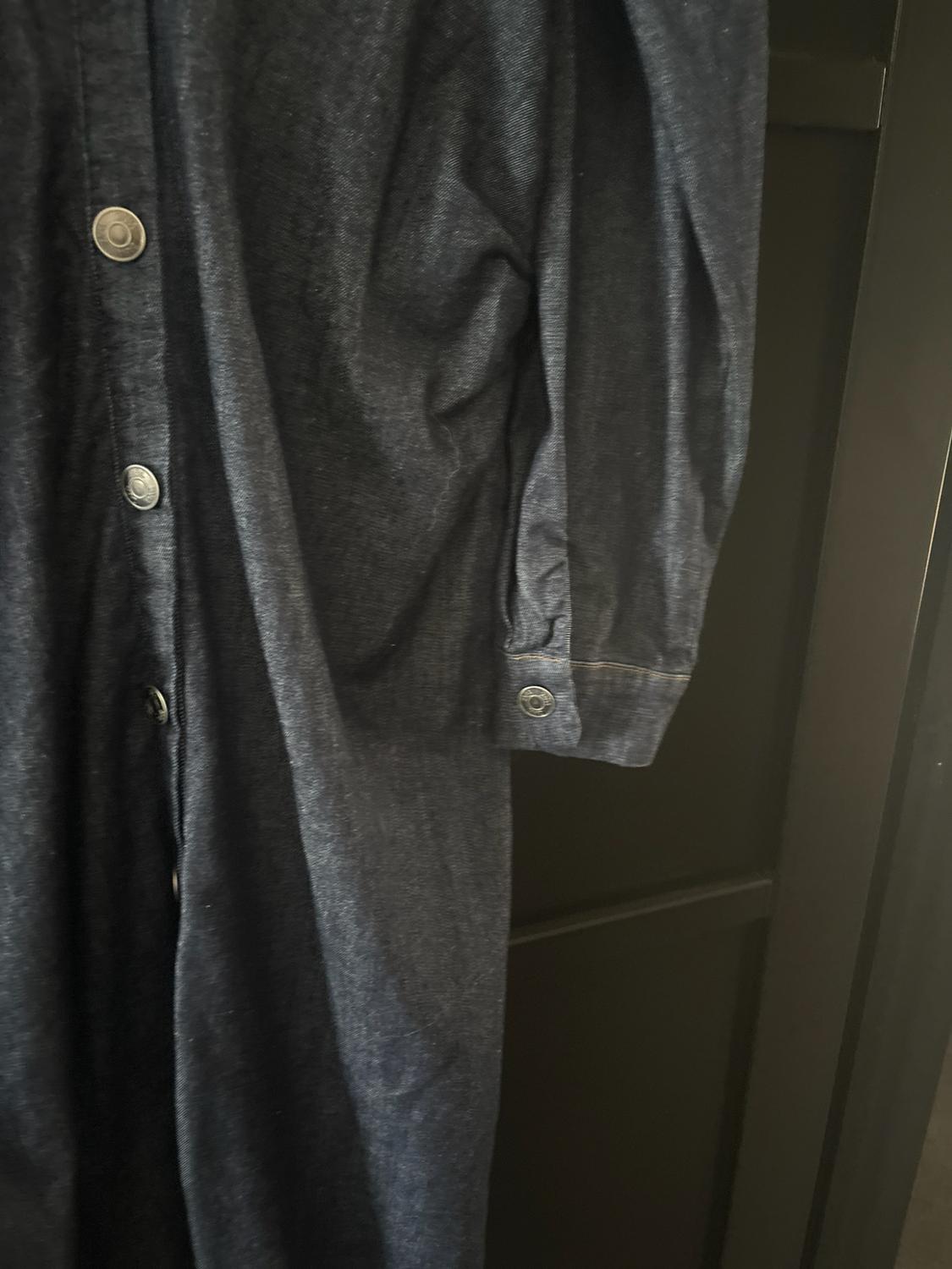 DENIM LOOK SHIRT DRESS - Image 5