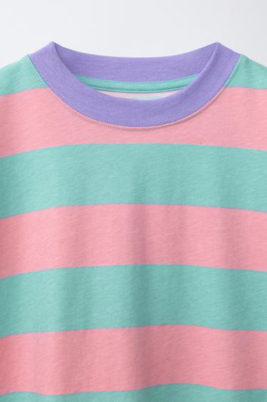 T-SHIRT À RAYURES - rayures de Zara - Image 2