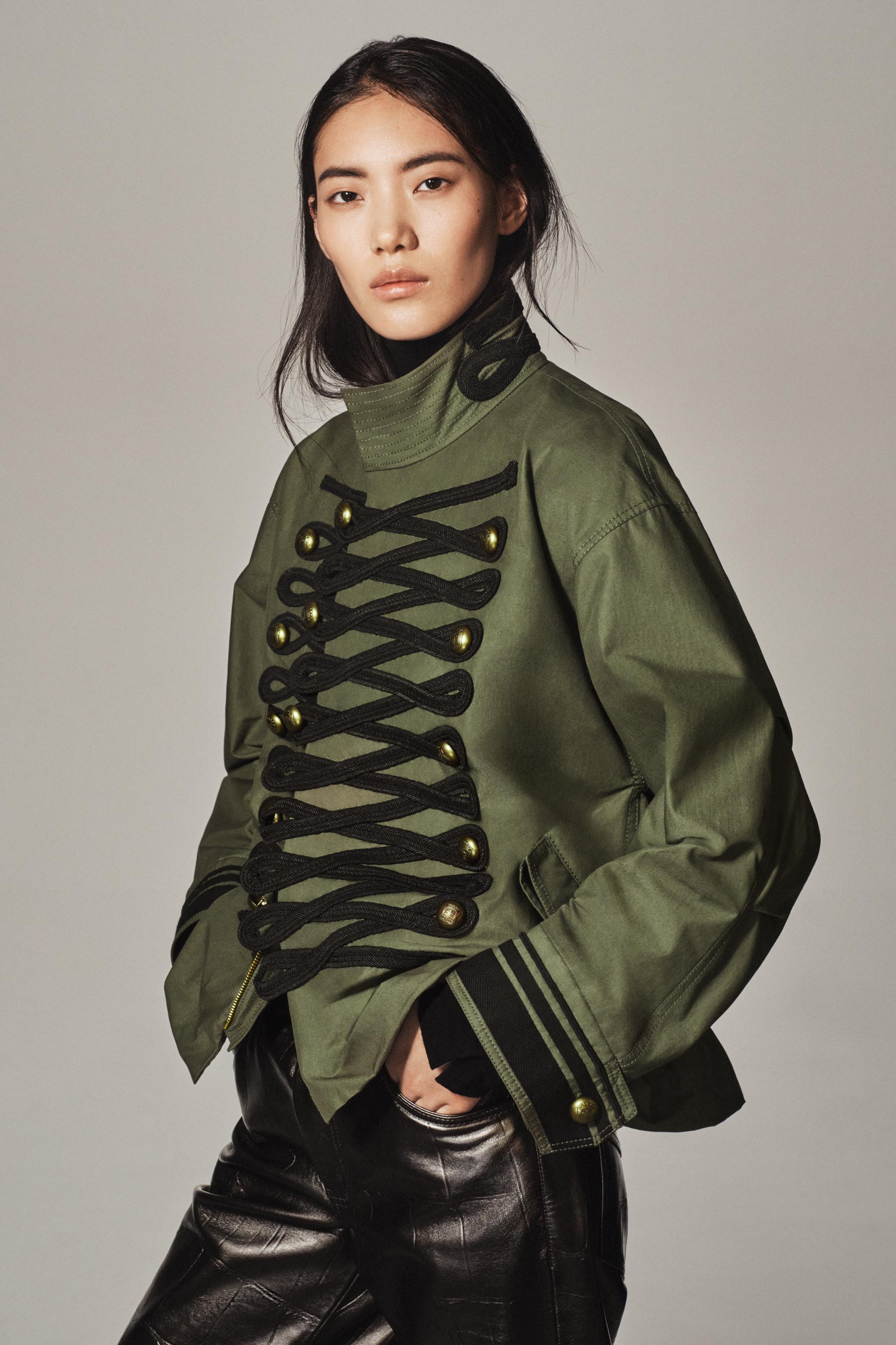 Frog Fastening Bomber Jacket - The Item Zara Woman Collection by Zara