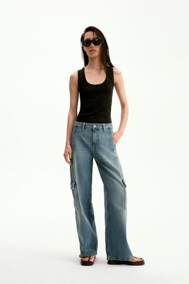 Zara 細薄針織上衣 - 黑色