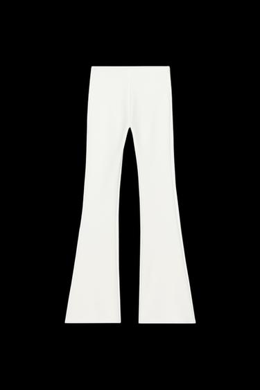 STRETCH-SCHLAGHOSE - Cremefarben von Zara - Bild 0