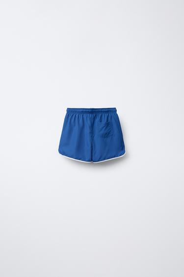 2-6 YEARS/ PALM TREE SWIM SHORTS - Ink blue by Zara - Image 1