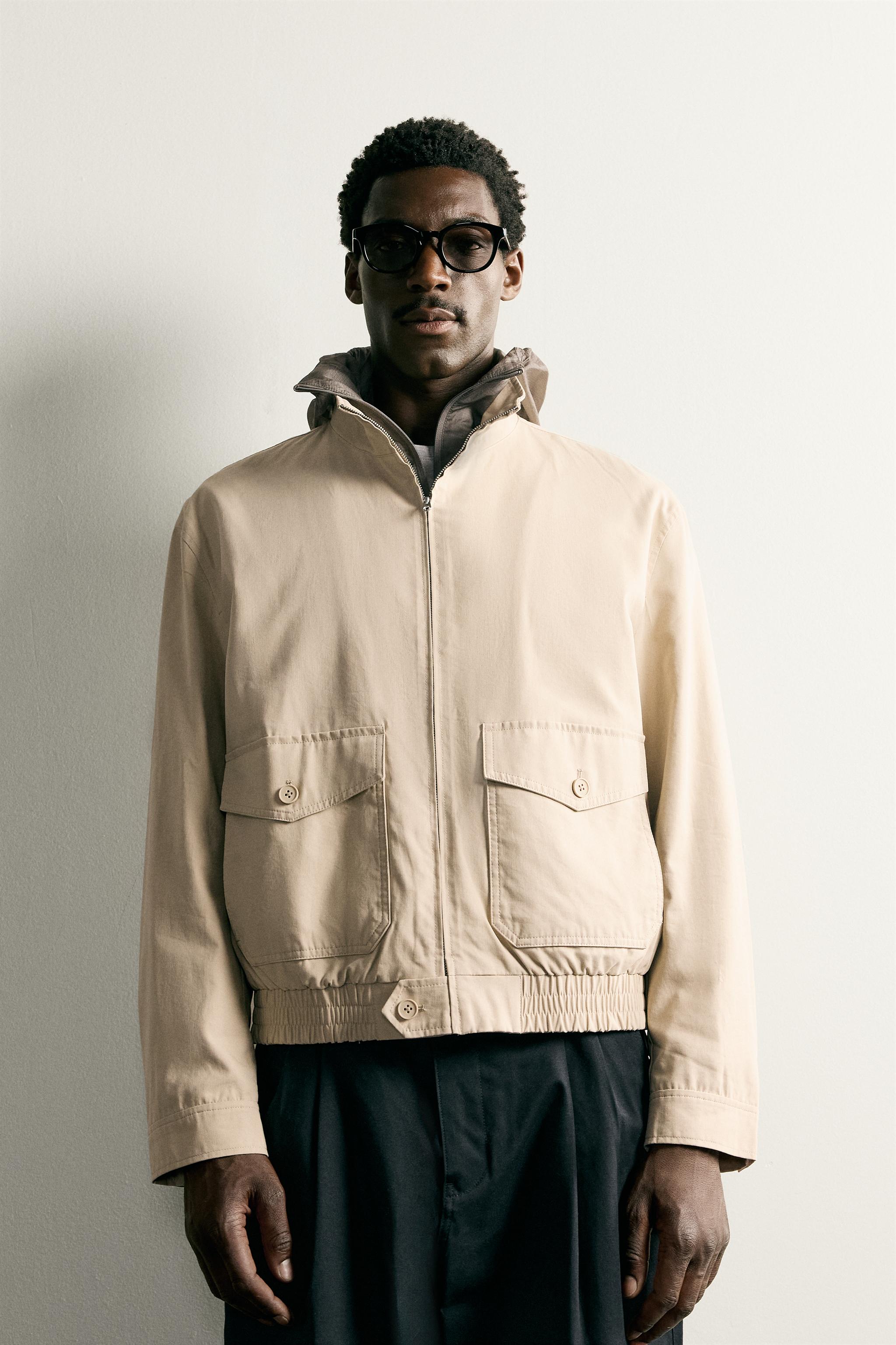 BLOUSON REGULAR FIT COTON - LYOCELL