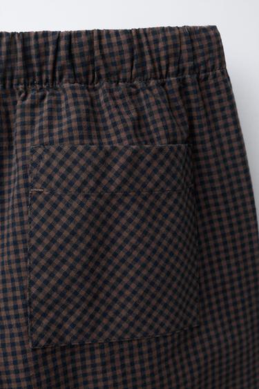 BAGGY GALTZAK VICHY-KOADROEKIN - Marroia-Urdina, Zara-rena