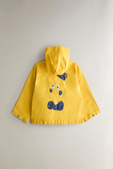 KIDS' WAXED LIMONCELLA X THE ANIMALS OBSERVATORY JACKET - Yellow by Zara - Image 3