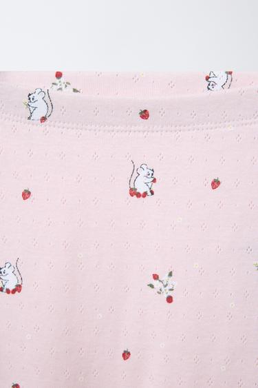 LOT DE DEUX LEGGINGS IMPRIMÉS - Rose de Zara - Image 3
