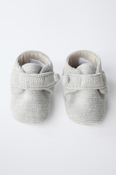 KNITTED BOOTS - Ice White by Zara - Image 5