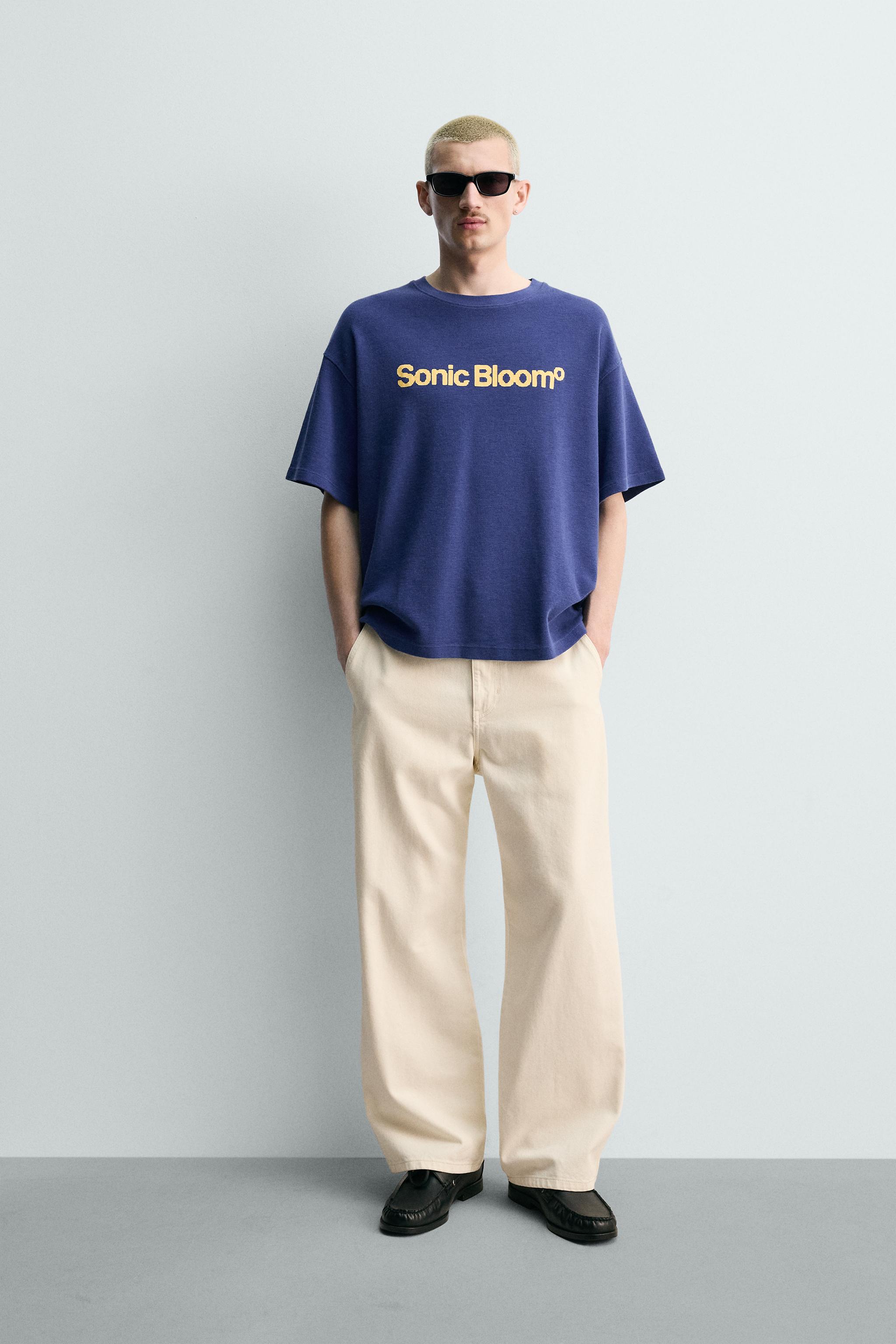 COMBINED PRINT SWEATSHIRT - Bluish | ZARA South Africa