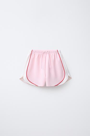 BERMUDASHORTS MIT BIESEN UND MODAL - Rosa von Zara