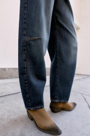 JEAN Z1975 BALLOON FIT TAILLE NORMALE - Bleu de Zara - Image 3