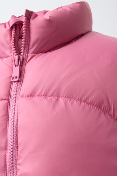 WATER-REPELLENT PADDED GILET - Mid-pink by Zara - Image 3