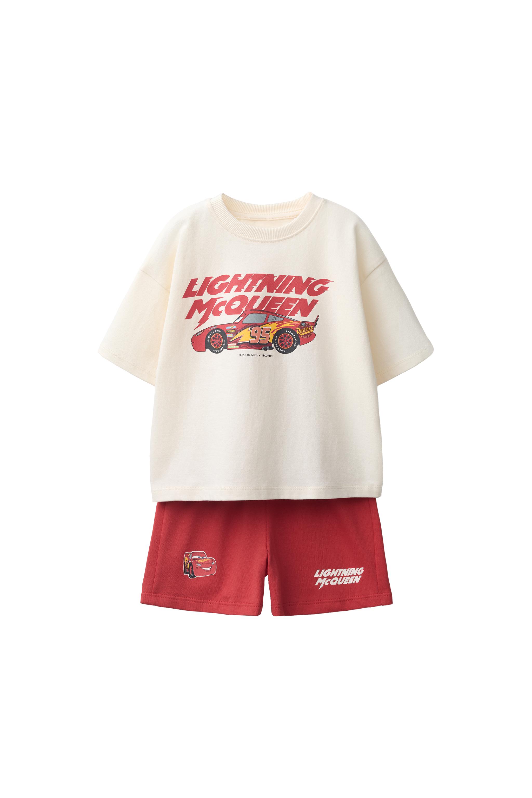 カーズ マックィーンTシャツ＆バミューダ ©ディズニー／ピクサー