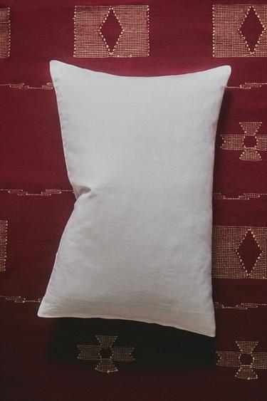 TAIE D’OREILLER LIN JOUR ÉCHELLE - Blanc de Zara - Image 5