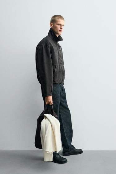VESTE COURTE COUPE AJUSTÉE AVEC BRANDEBOURGS MÉTALLIQUES - Gris de Zara - Image 3