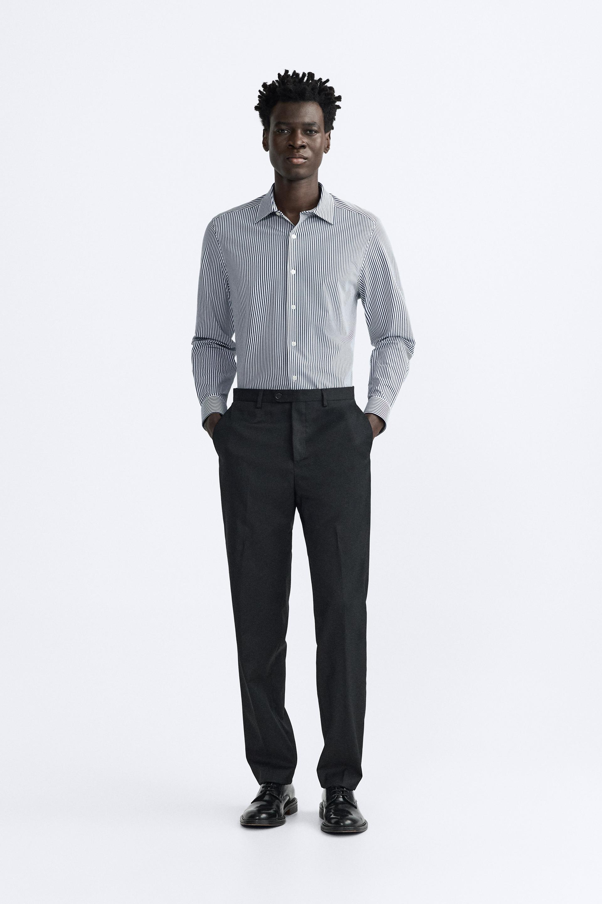 STRIPED COMFORT SHIRT Striped ZARA Ireland striped-comfort-shirt-striped-zara-ireland