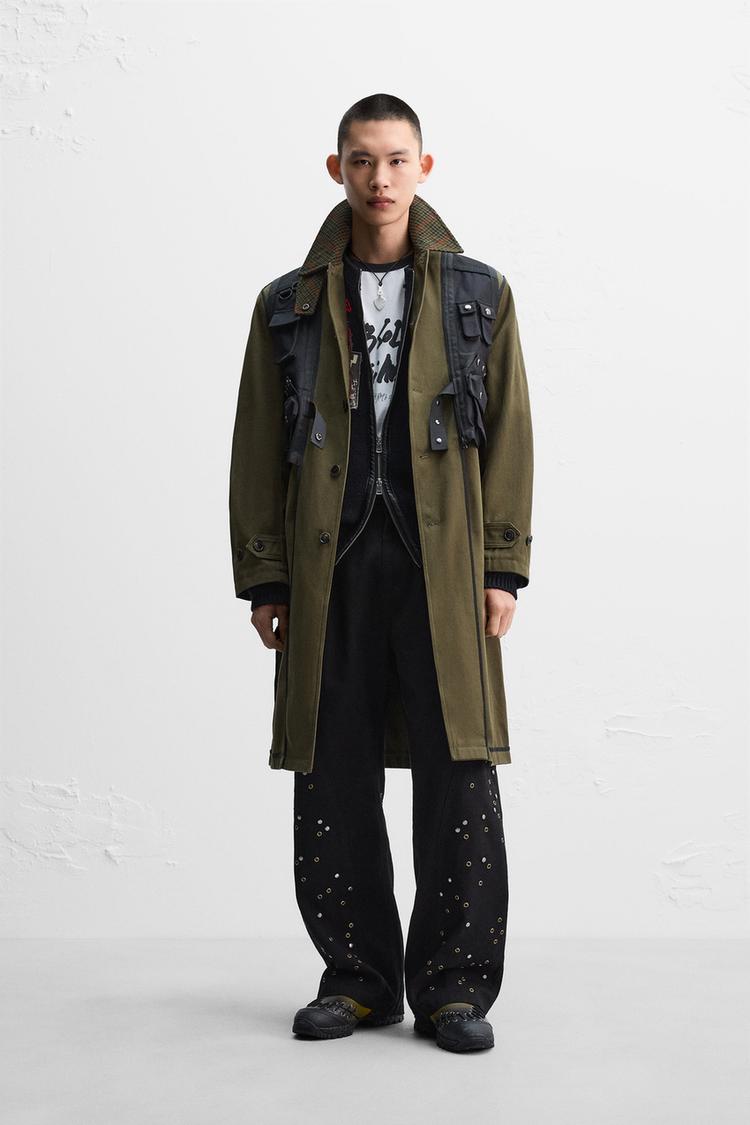Andersson Bell x Zara ベスト付きトレンチコート - カーキ | ZARA 