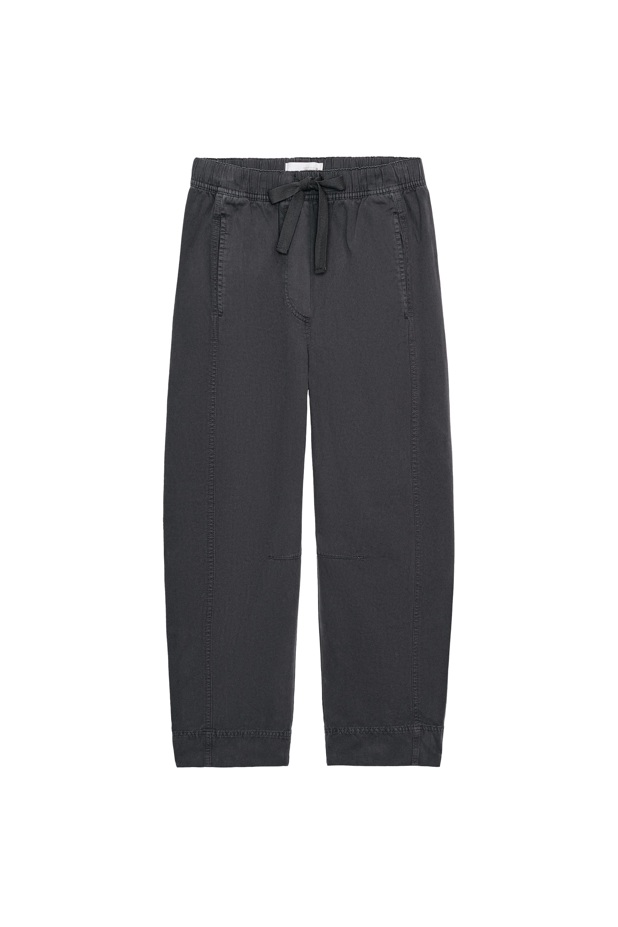 TROUSERS WITH ELASTIC WAIST - White | ZARA India