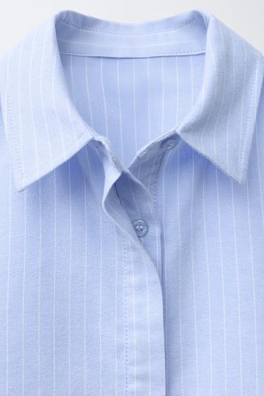 CHEMISE BAS SCHIFFLY - Bleu de Zara - Image 2