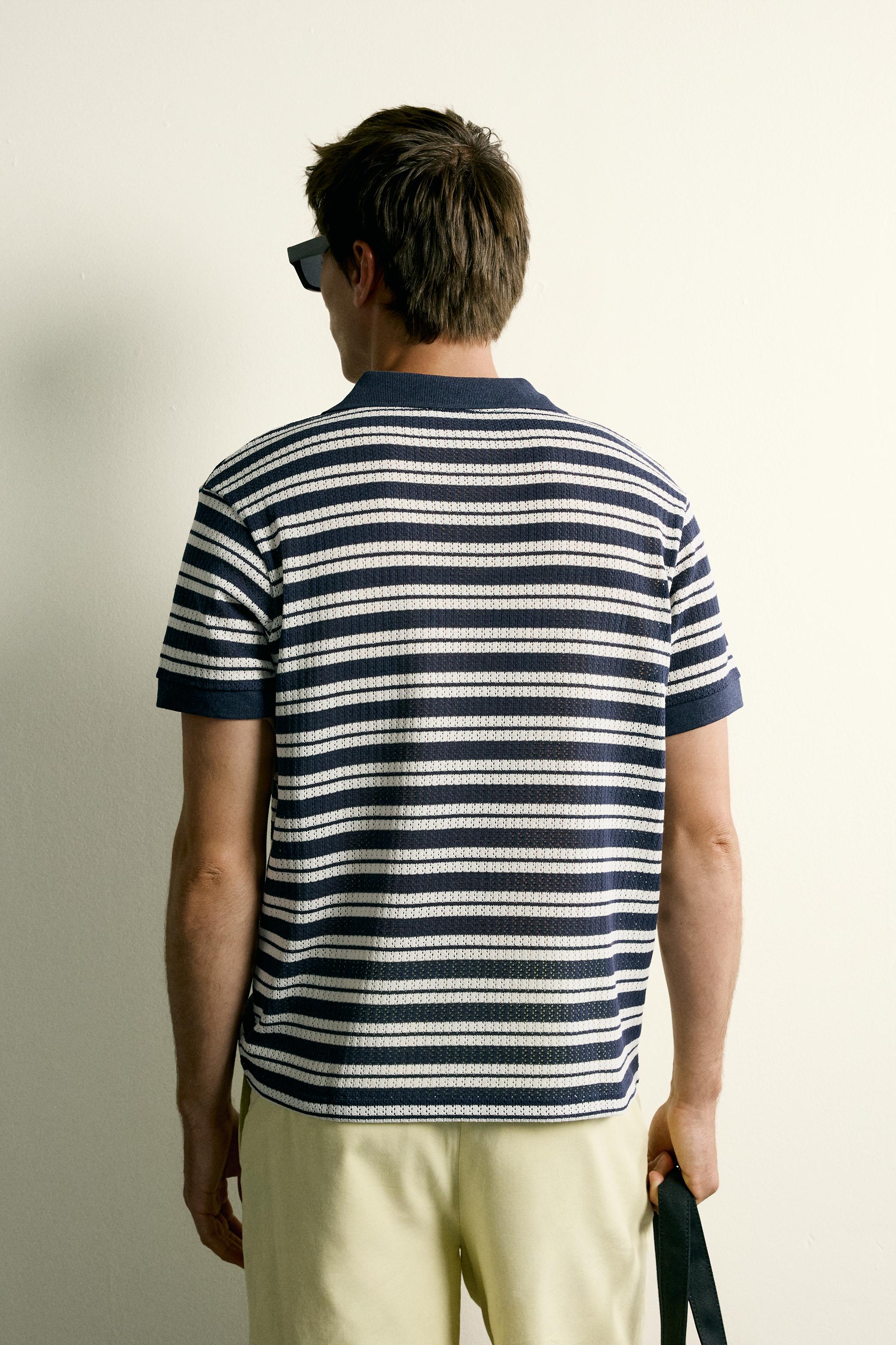 OPEN-STITCH REGULAR FIT POLO SHIRT