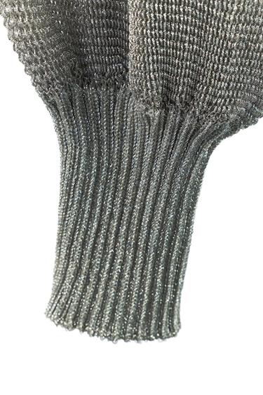 MANGUITOS MALLA HILO METALIZADO LIMITED EDITION - Plata de Zara