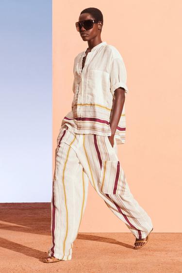 LTHR WD STDS WDG - Marron camel de Zara - Image 1