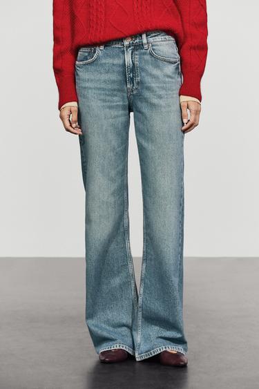 High-waist boot-cut jeans — Mid-blue 2