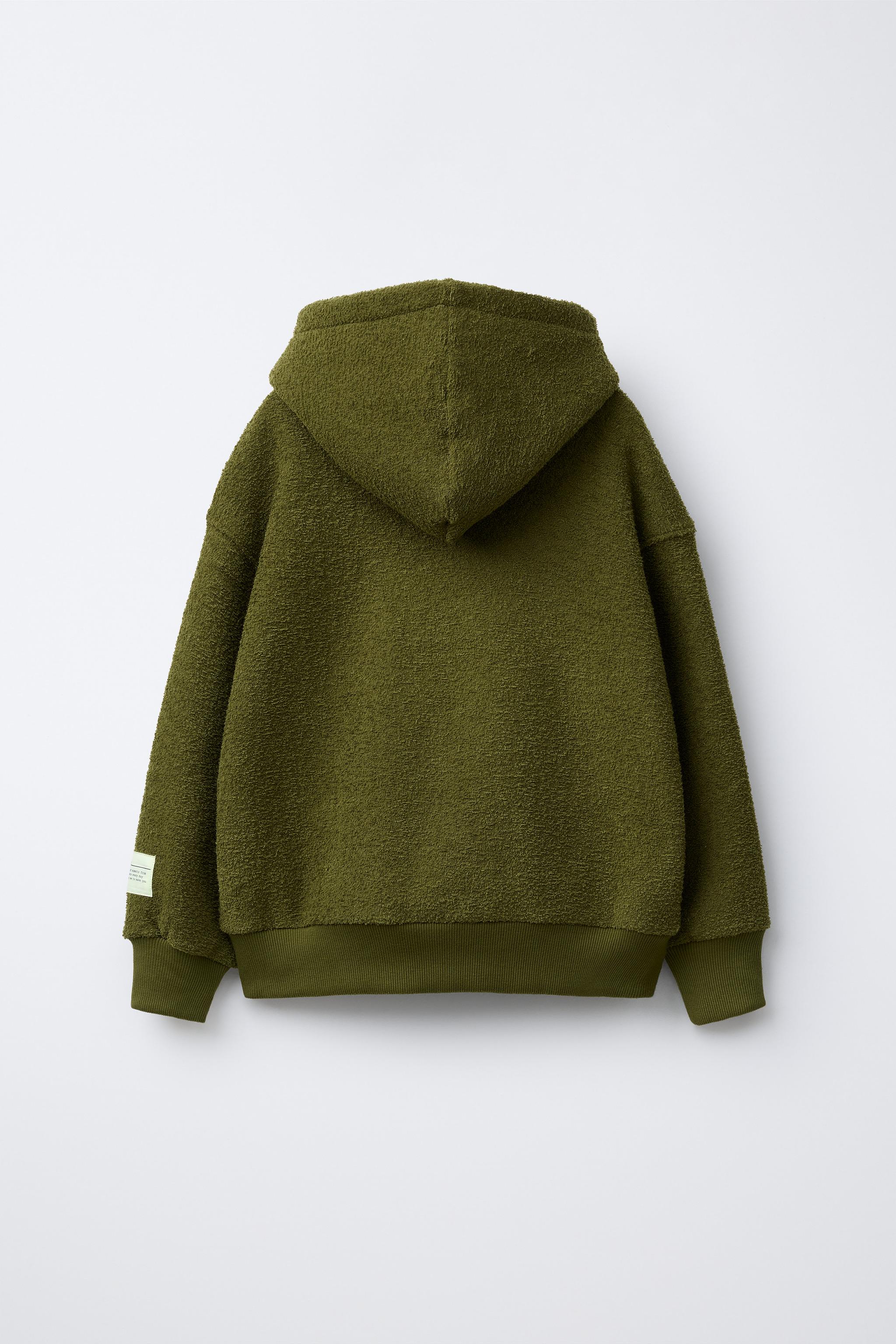 HOODIE SWEATSHIRT AND JOGGER PANTS SET WITH LABEL TEXTURE