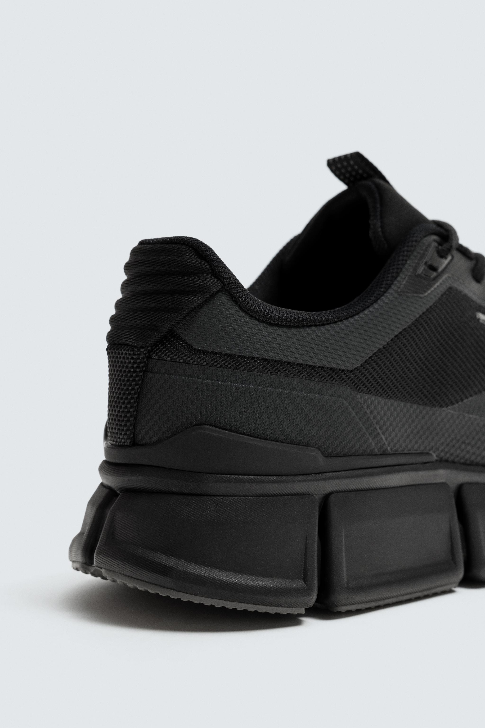 MONOCHROME TECHNICAL TRAINERS - Black | ZARA India