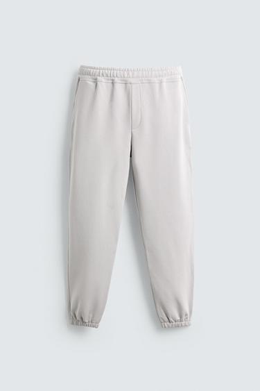 BASIC JOGGERS - Pearl grey by Zara