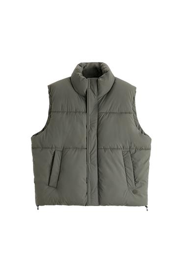 GILET WITH RUBBERISED FINISH