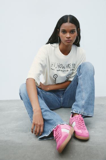 ZAPATILLAS DEPORTIVAS COLORES - Fucsia de Zara